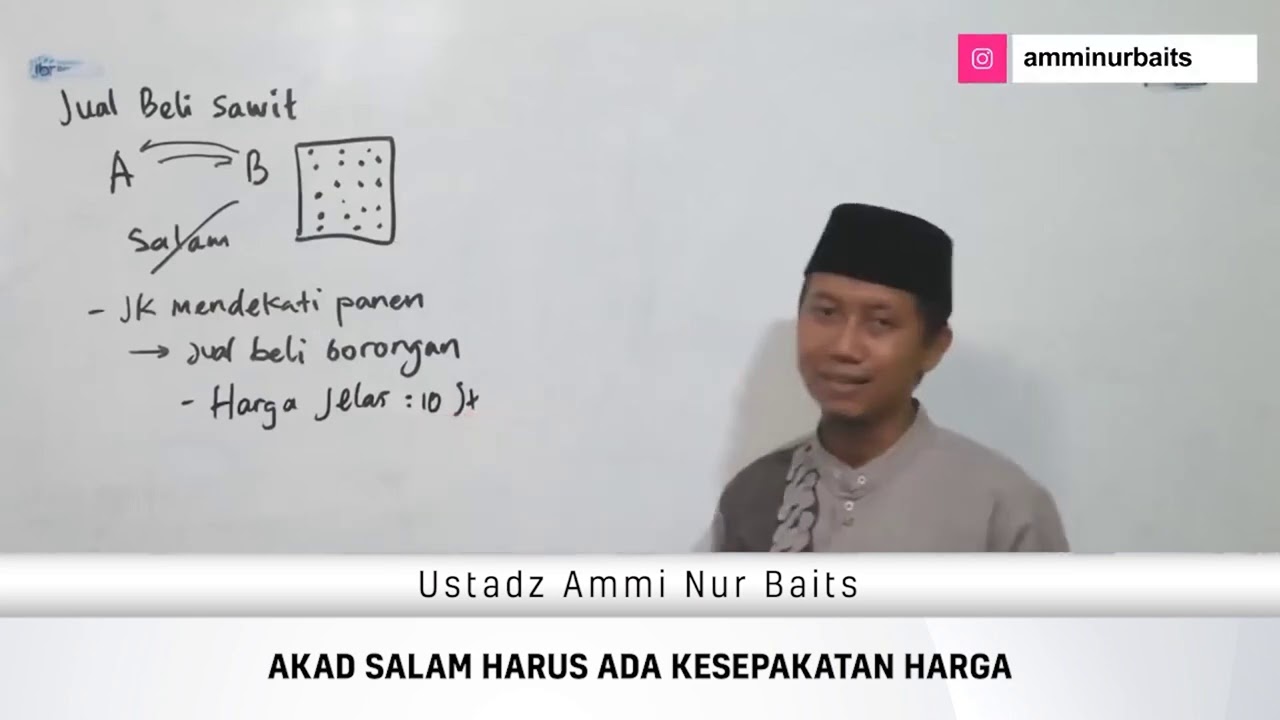 Akad Salam Harus Ada Kesepakatan Harga | Ustadz Ammi Nur Baits
