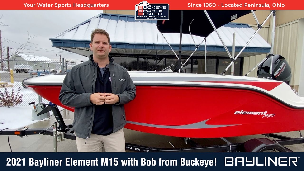 2021 Bayliner Element M15 Walk Around Details With Bob