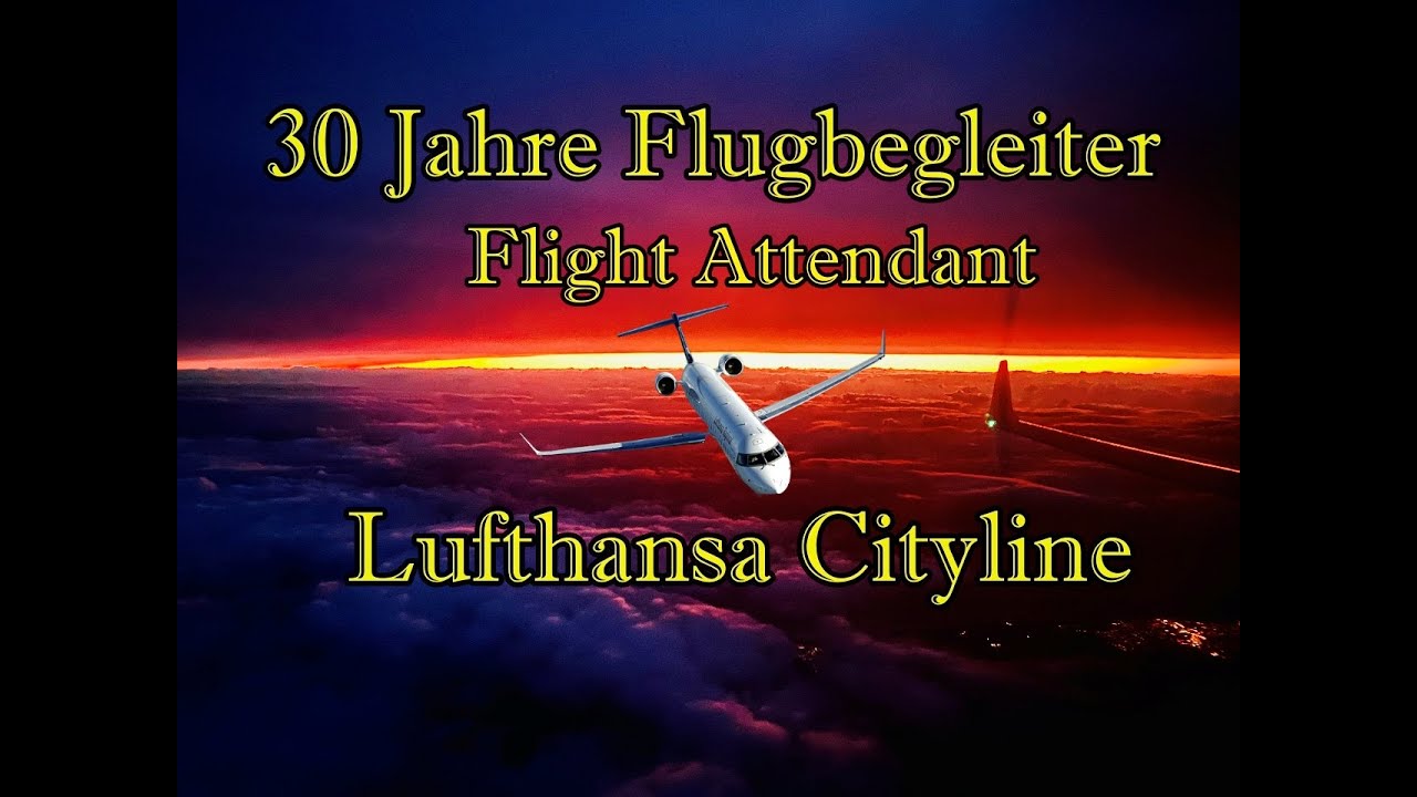 30 Jahre im Dienst als Flugbegleiter   LFA bei Lufthansa Cityline GMBH