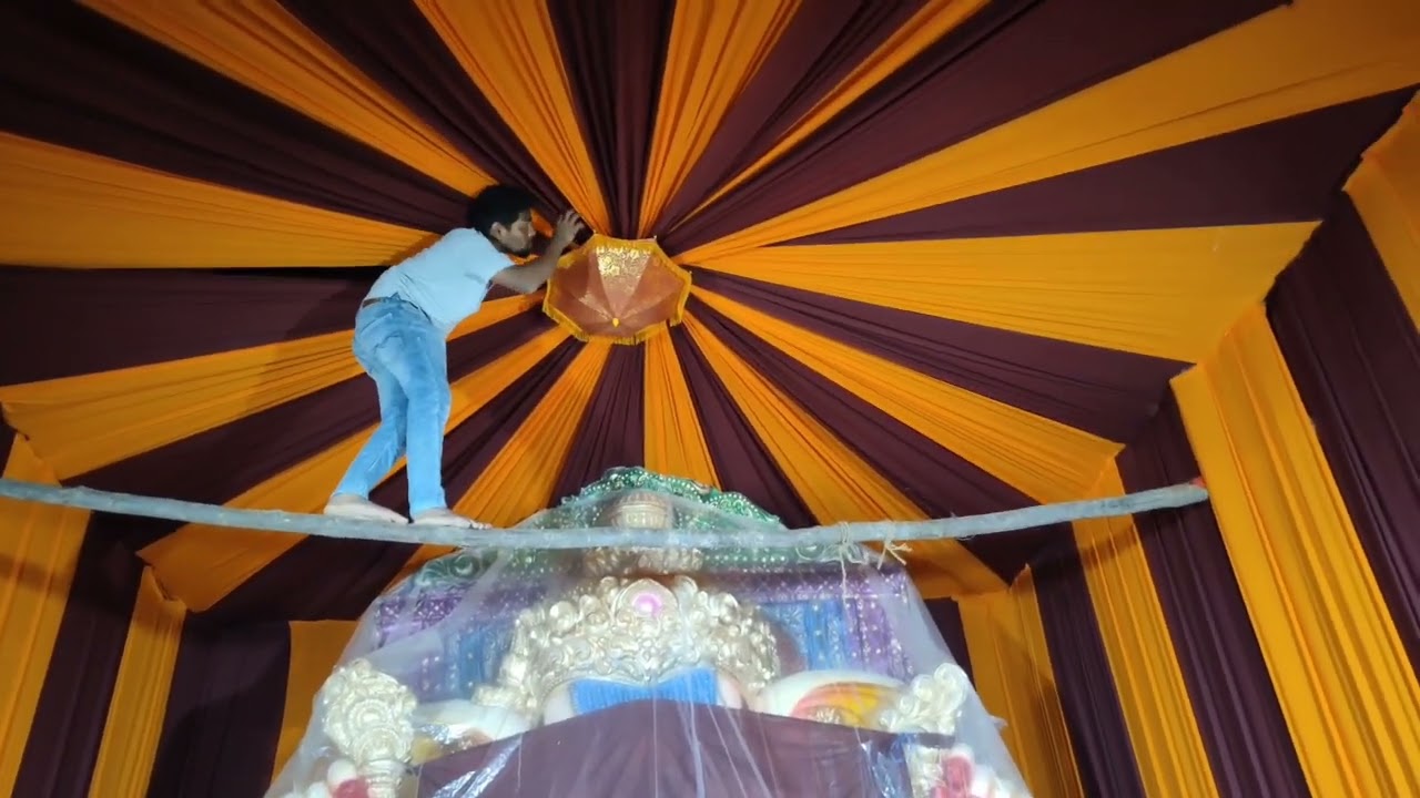 Ganesh mandapam making #sangareddy #ganesh #2023