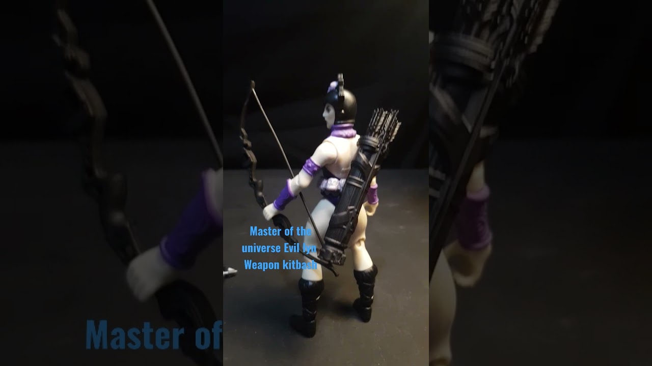 Masters of the universe Evil lyn weapon kitbash Toddy zilla collection #short #motu