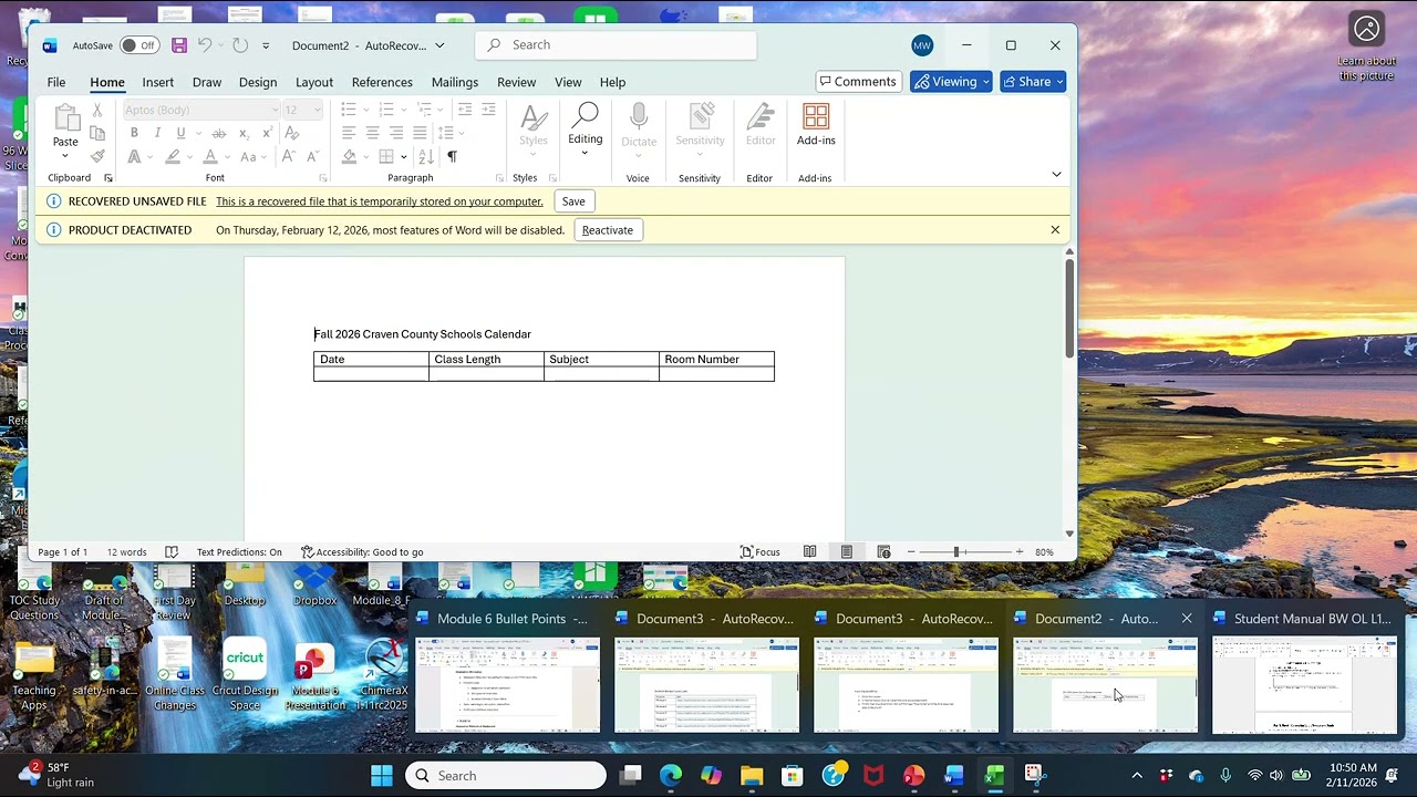 Online BioWork Lab 1