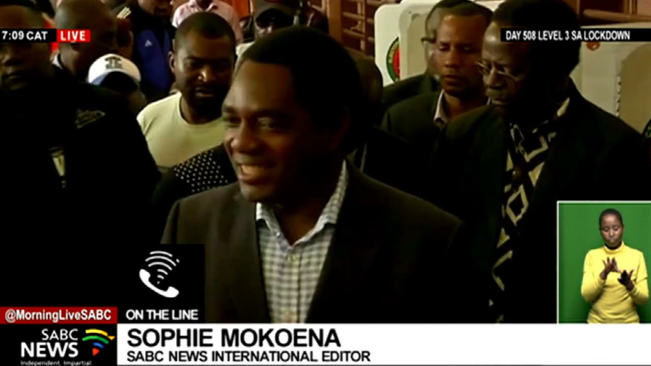 Zambia Election I Opposition candidate Hakainde Hichilema wins the presidential polls