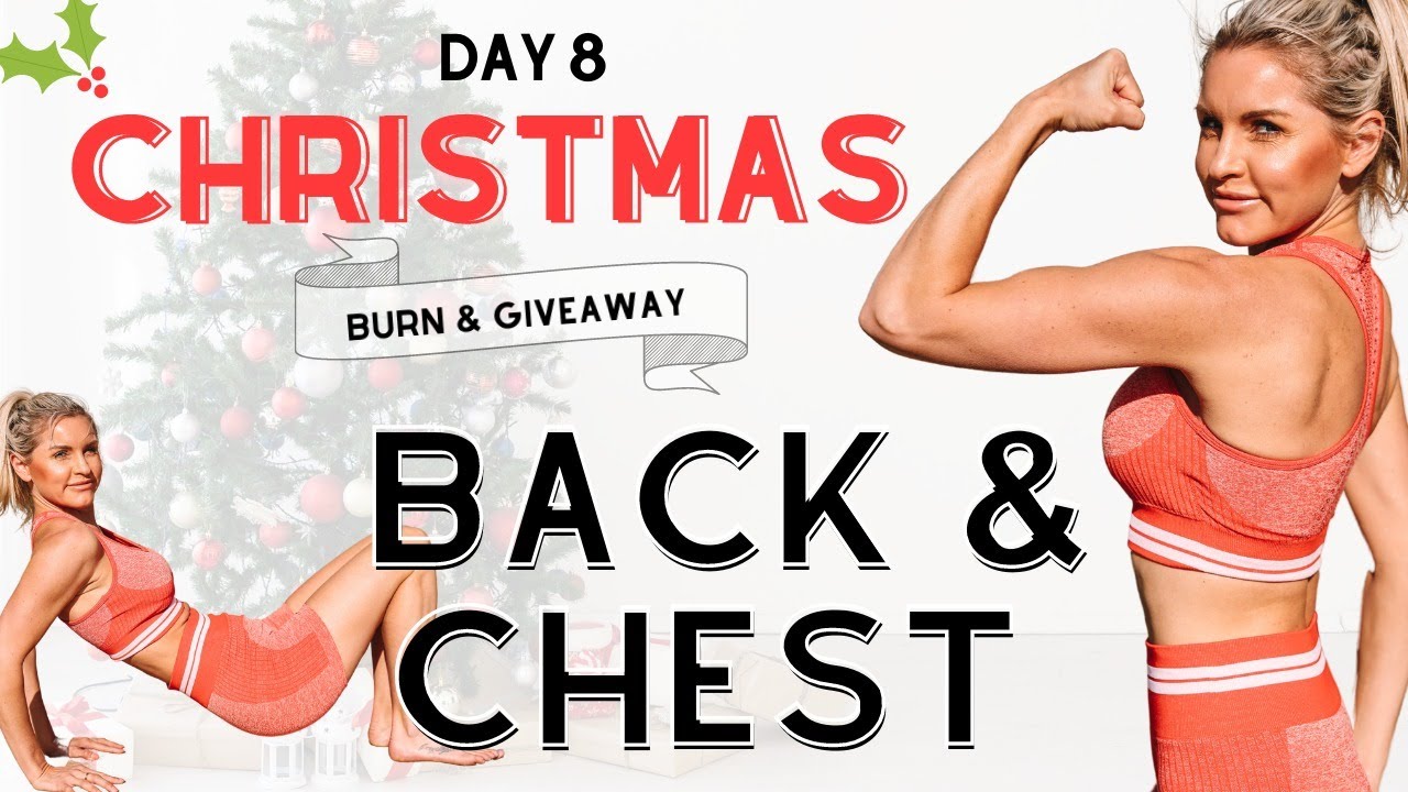 30 minute SEXY BACK & BREAST LIFT at home workout - Rebecca Louise