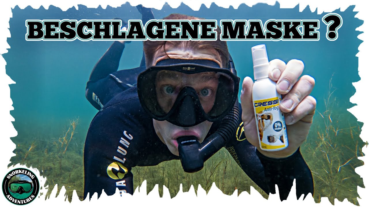 Antifog Spray gegen eine beschlagene Maske? Funktioniert das? Schnorcheln lernen