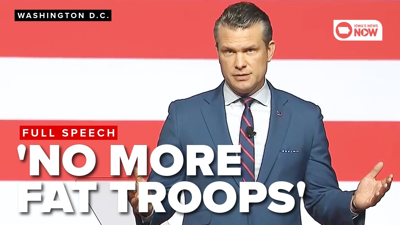 FULL SPEECH: Pete Hegseth promises to end 'politically correct' leadership in military during speech