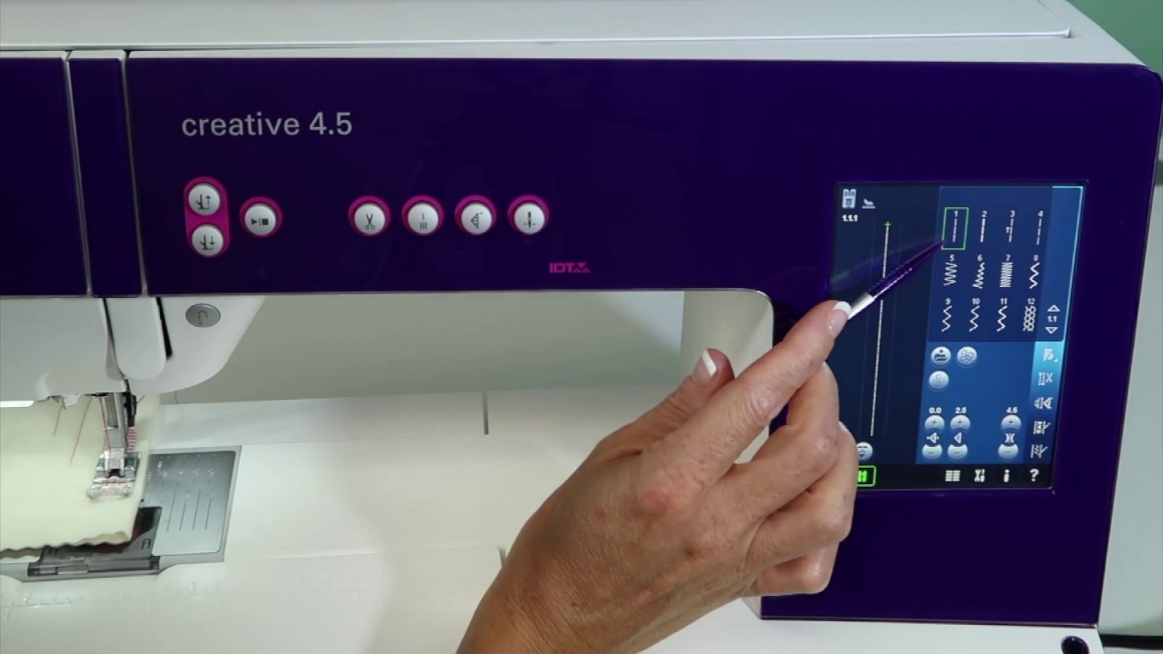 PFAFF creative 4.5 12 Needle Positions