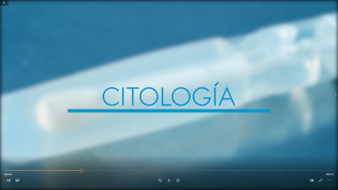 3er Video. Toma de muestra CITOLOGIA. Canino. Laboratorio Laclivet.