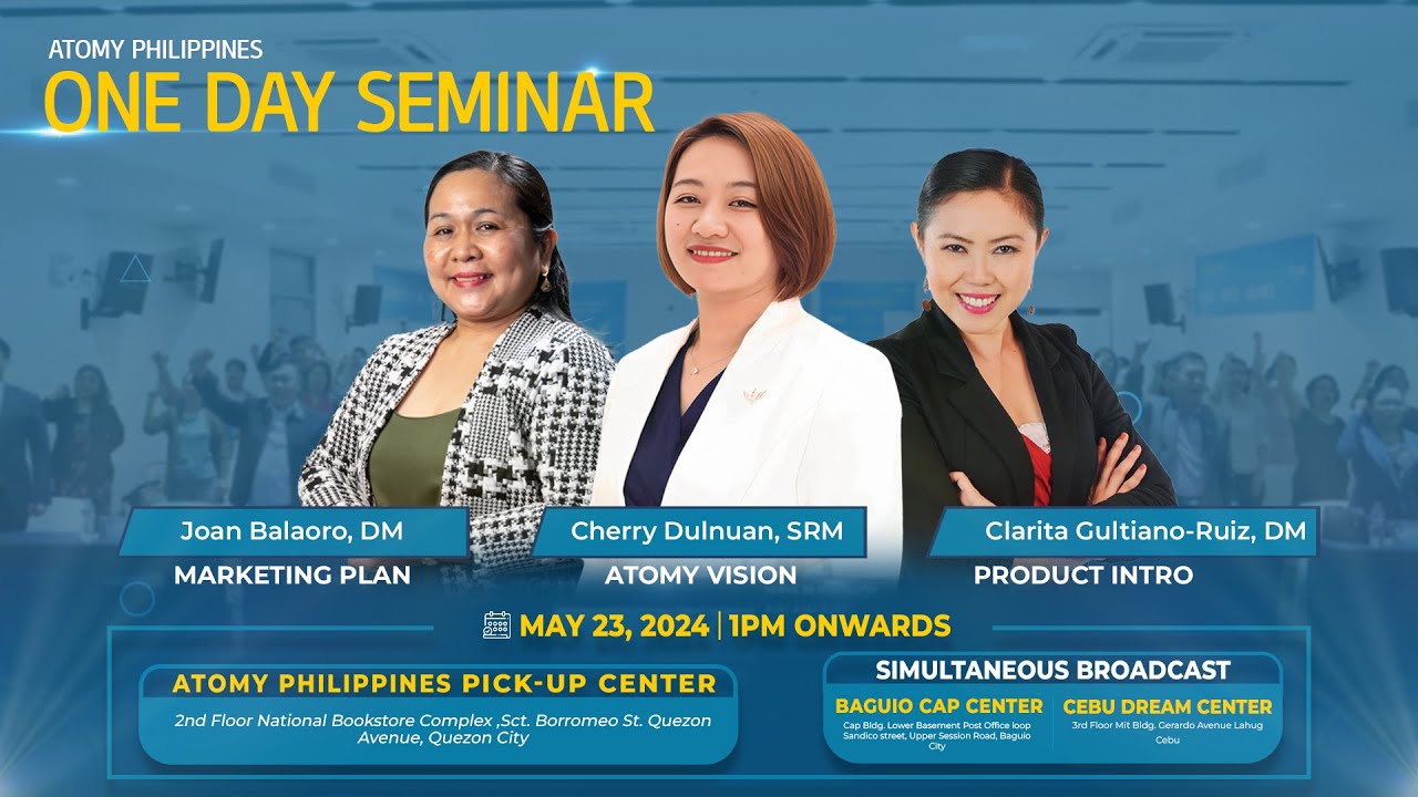 One Day Seminar LIVE! [May 23, 2024]
