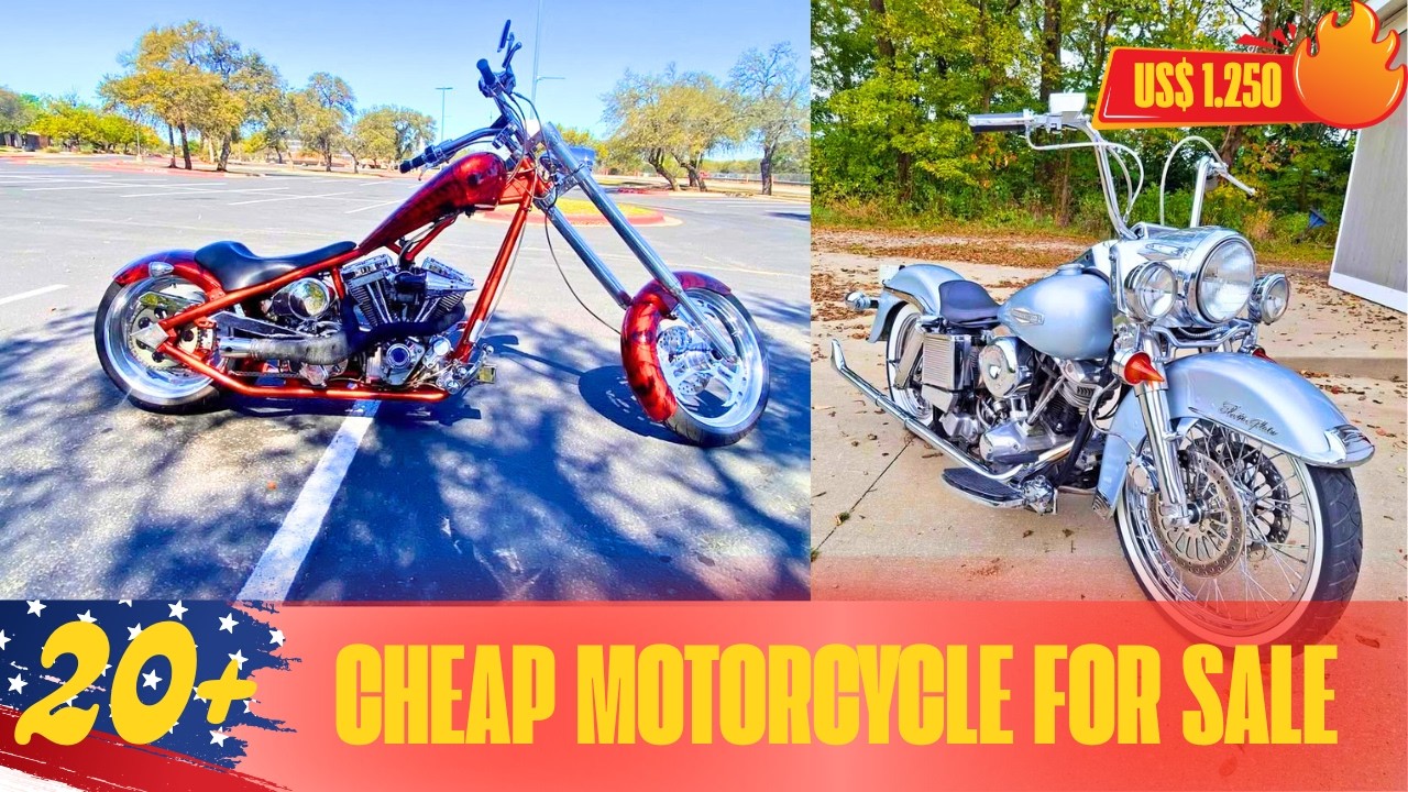 Top 20 + Insanely Cheap Motorcycles for Sale in USA Today
