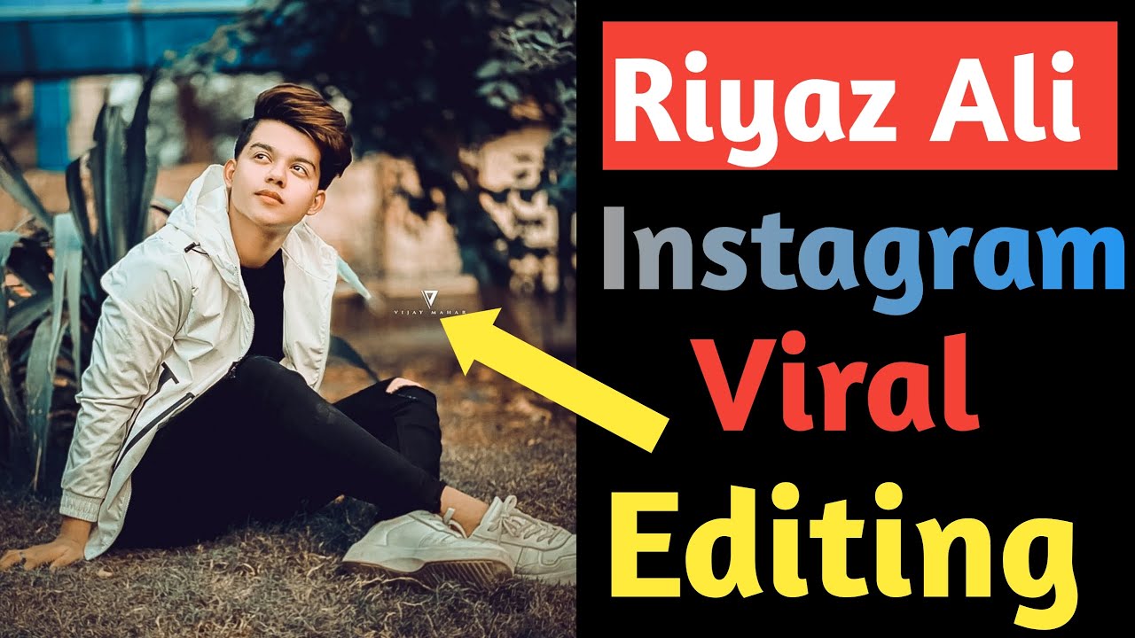 Riyaz photo editing Secret app | Riyaz Aly ke jaisa photo Kaise edit krea