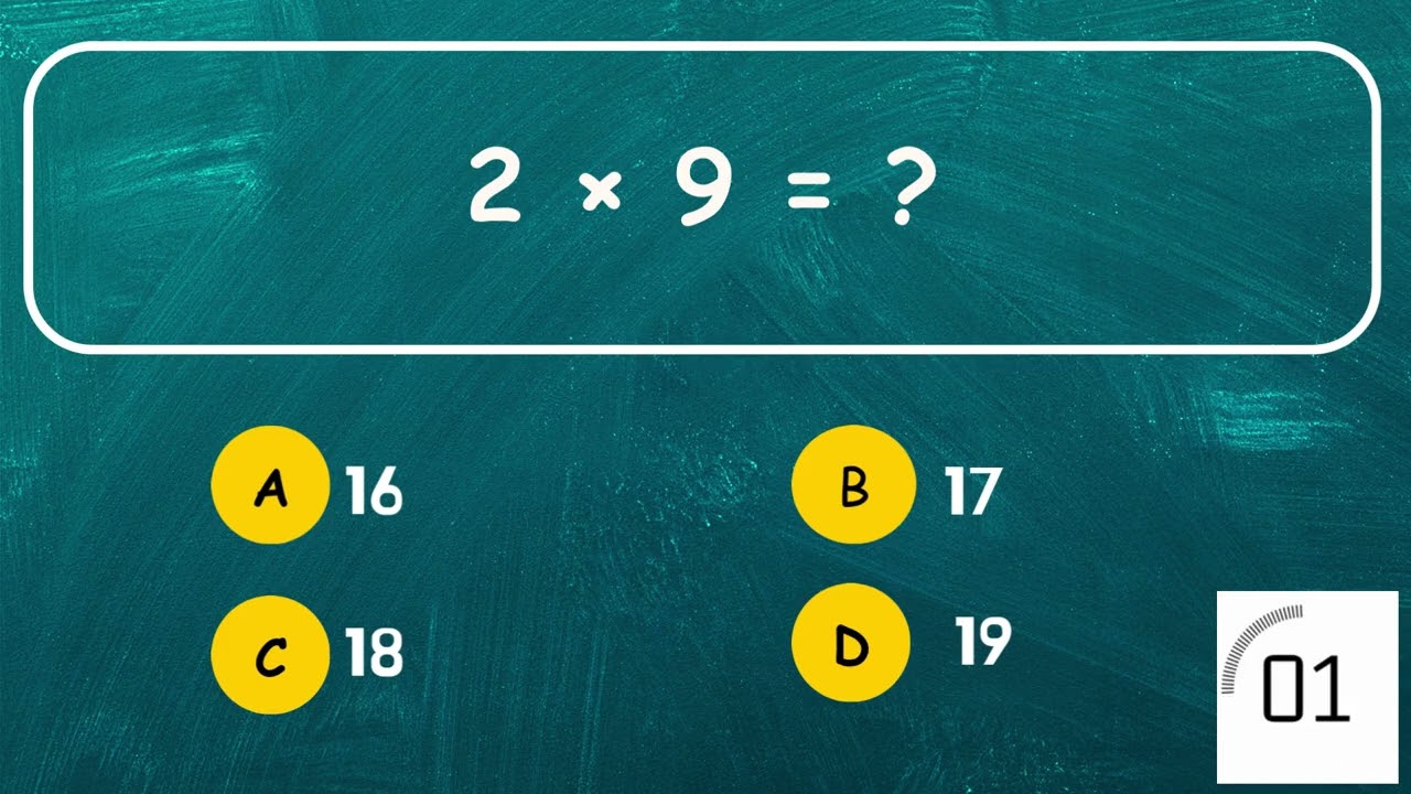 Can You Solve These 50 Multiplication Questions? | Class 3 #mathsquiz #class3math #multiplication