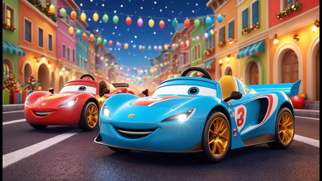 Speed Cars New Year Challenge | Fun Learning & Action Song for Toddlers