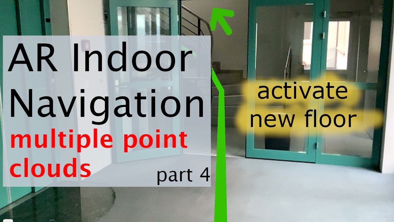 Unity tutorial: AR Indoor Navigation with Vuforia Engine - Activate next floor