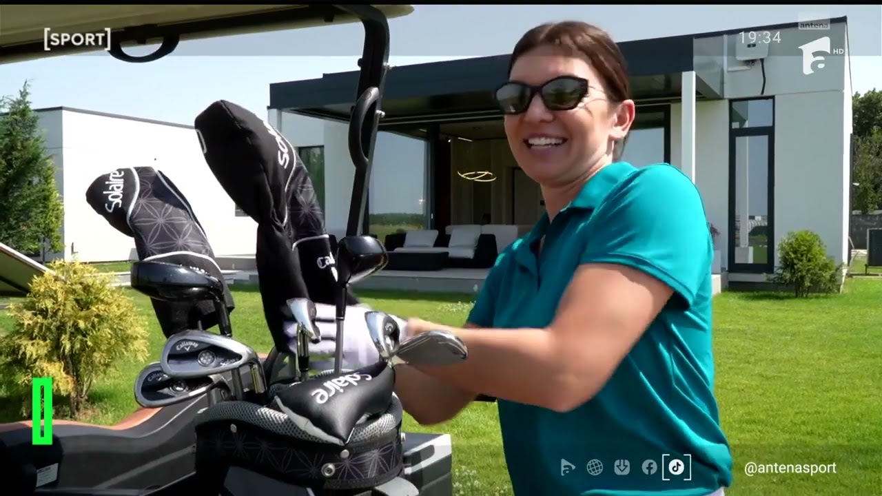 Simona Halep are o nouă mare pasiune: golful. Ea şi-a cumpărat o casă, chiar lângă terenul de golf