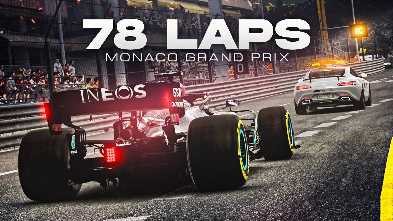 Геймплей F1 2020 Monaco 100% Race Льюис Хэмилтон