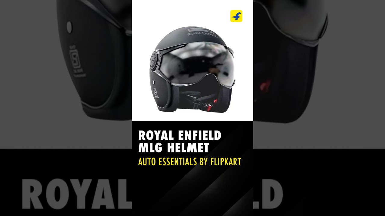 Royal Enfield MLG Helmet: Auto Essentials by Flipkart | Branded Content #shorts