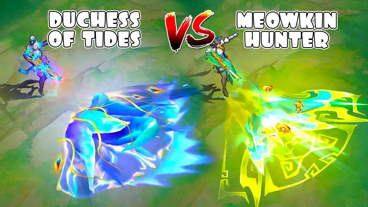 Lesley Meowkin Hunter VS Duchess of Tides Skin Comparison