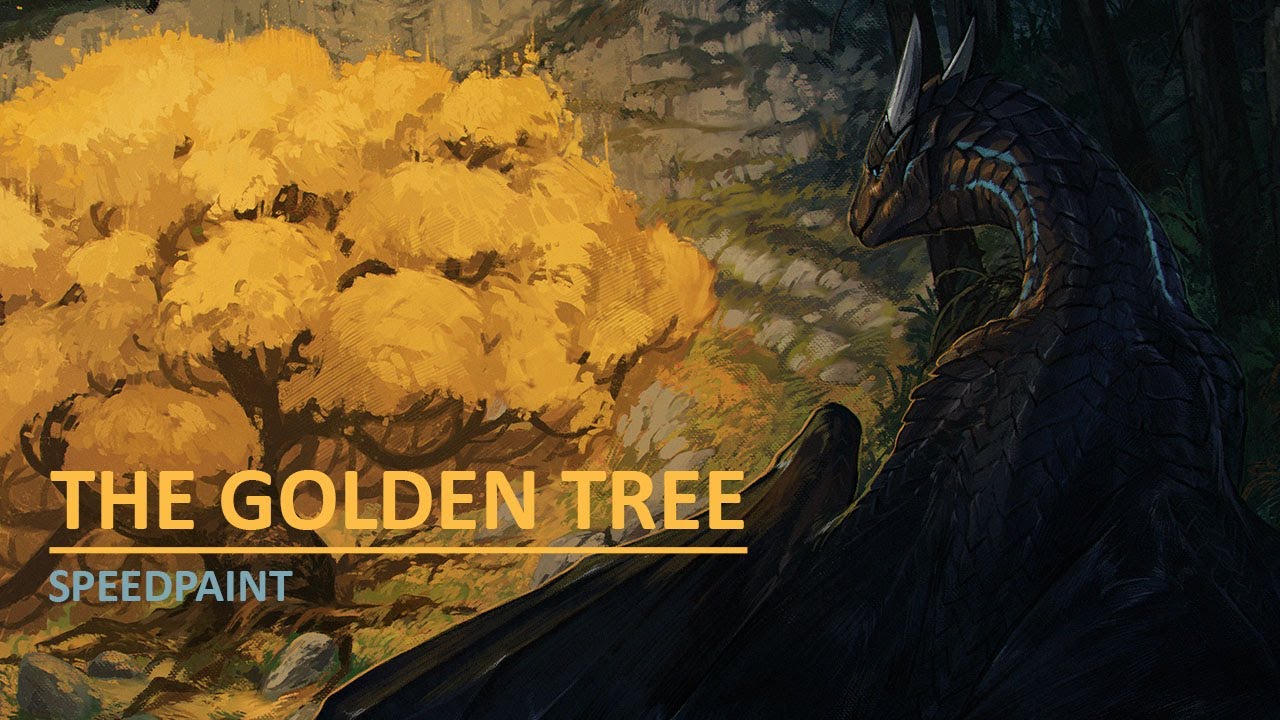 | SPEEDPAINT | The Golden Tree - commission