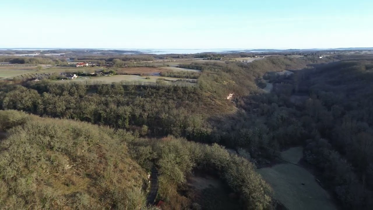 Drone sur le pays du Quercy 