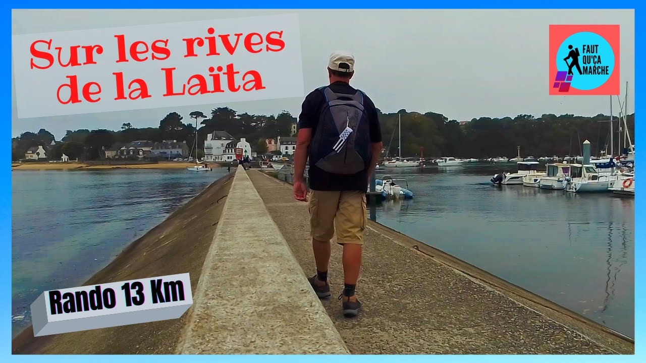 Randonnée au fil de la Laïta. GR34. Guidel-Plage. Le Pouldu. Bretagne. #randonnée #bretagne #gr34