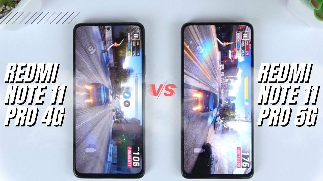 Xiaomi Redmi Note 11 Pro 4G vs Redmi Note 11 Pro 5G | Speedtest, Camera Comparison