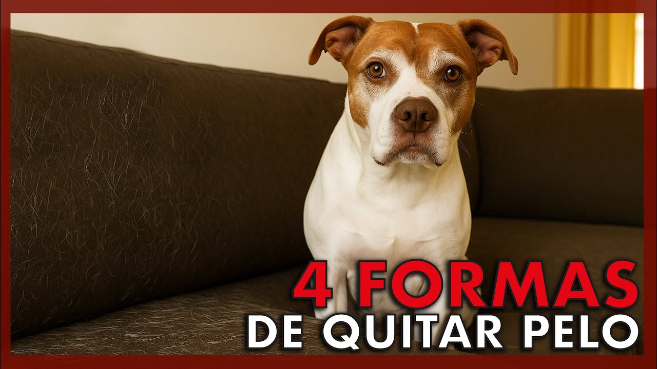 🛋️🐶 4 trucos para quitar el pelo de perro y gato de muebles (¡funcionan!)