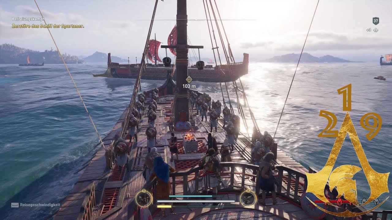 Assassin's Creed Odyssey Folge 129 Da vorne liegt Treib gut im Wasser