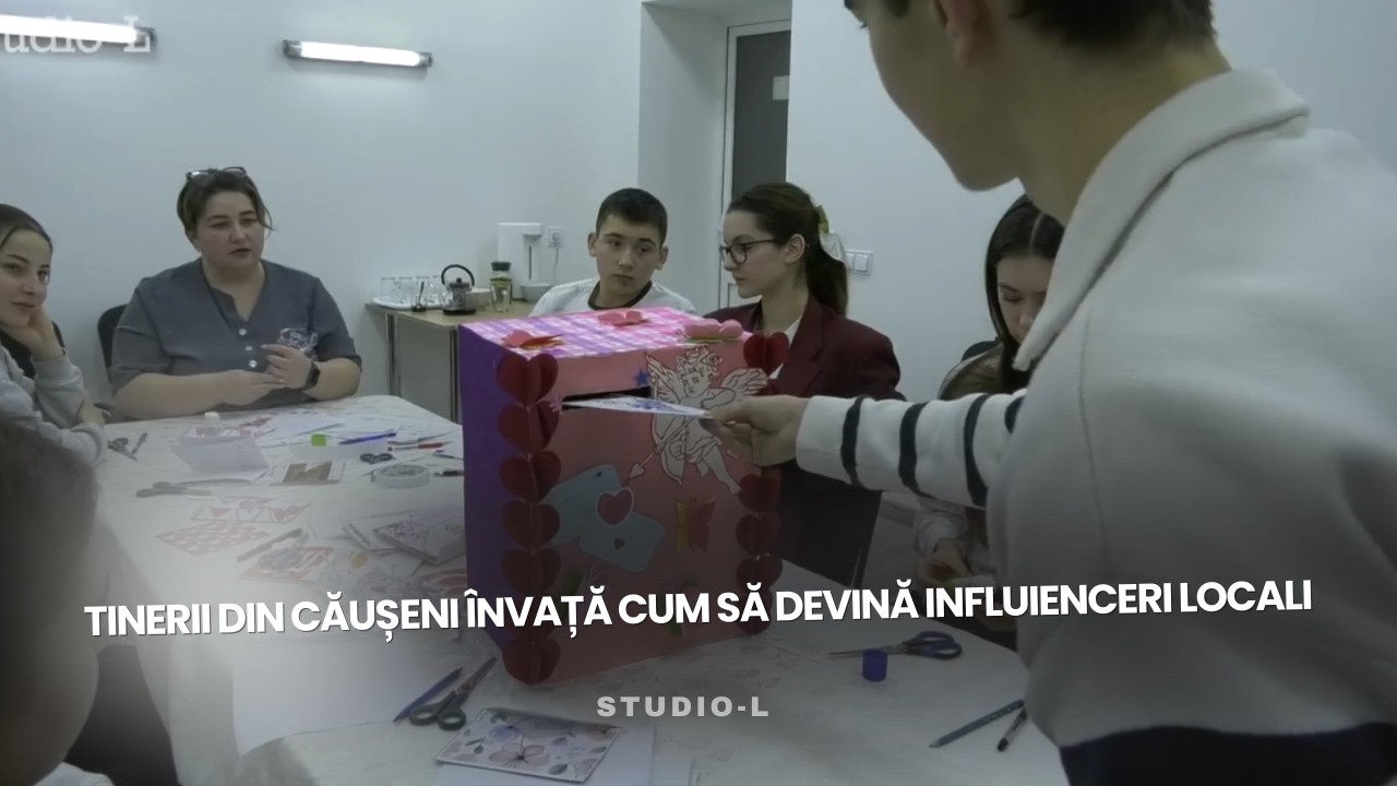 Tinerii din Căușeni învață cum să devină influienceri locali