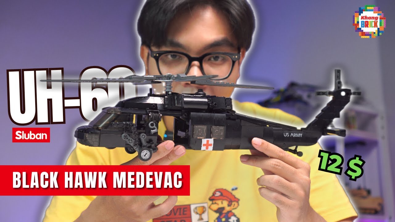 Mô Hình UH-60 Black Hawk MEDEVAC Đẹp Nhất Tôi Từng Lắp!?