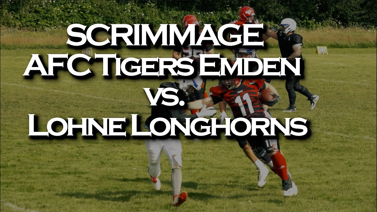 Scrimmage: AFC Tigers Emden vs Lohne Longhorns