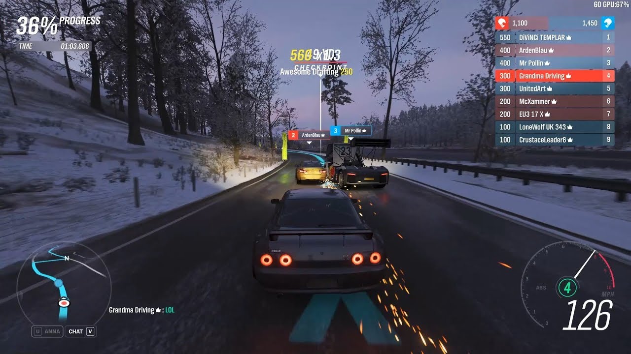 Forza Horizon 4 - A-Class Multiplayer Races w/ Widebody R32 Skyline GT-R