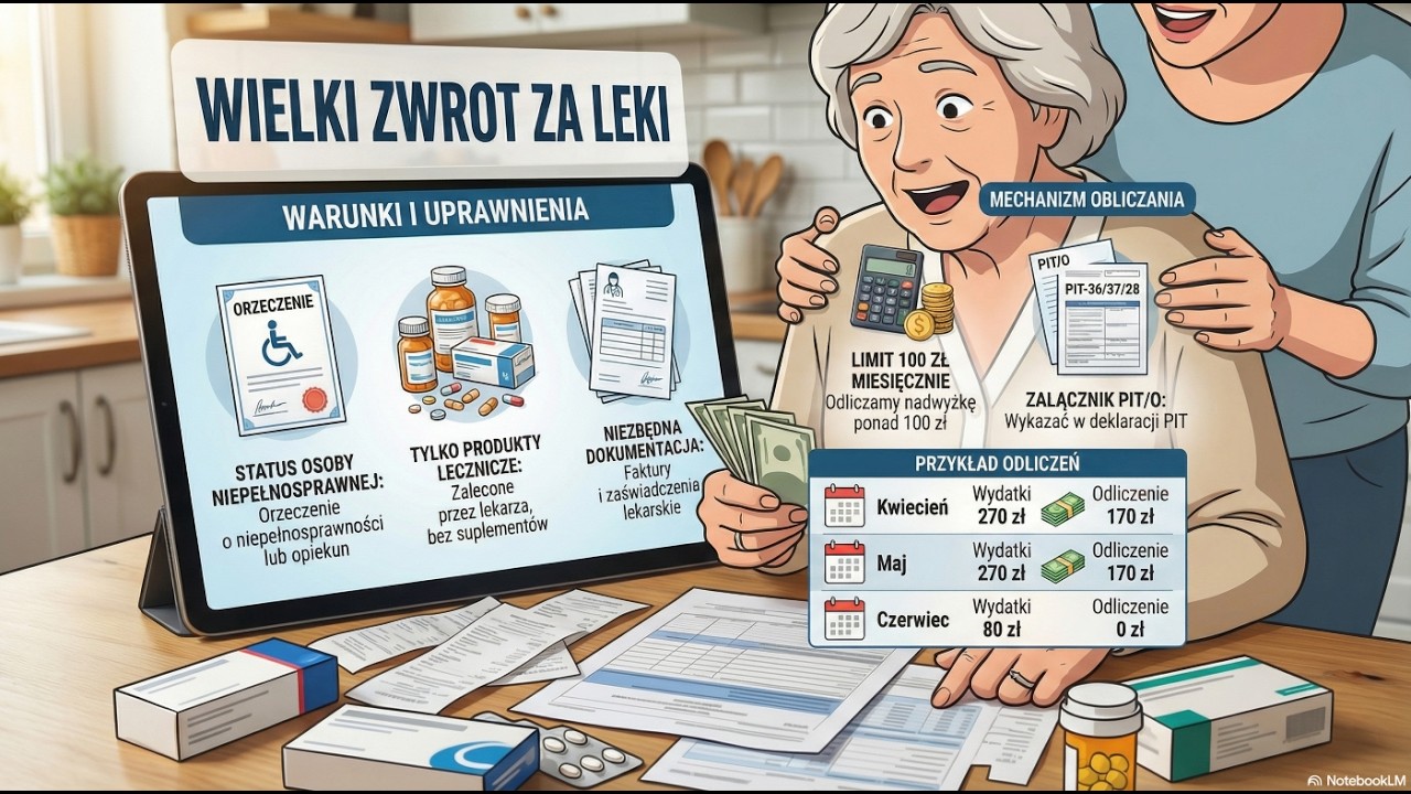 Ulga na leki 2026: Rewolucja w przepisach? 💊 Uważaj na błędy i odzyskaj pieniądze!