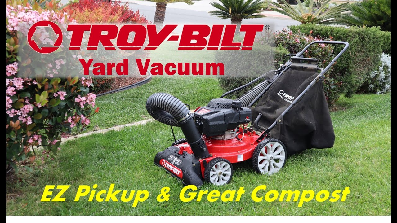 Обзор пылесоса-измельчителя Troy-Bilt