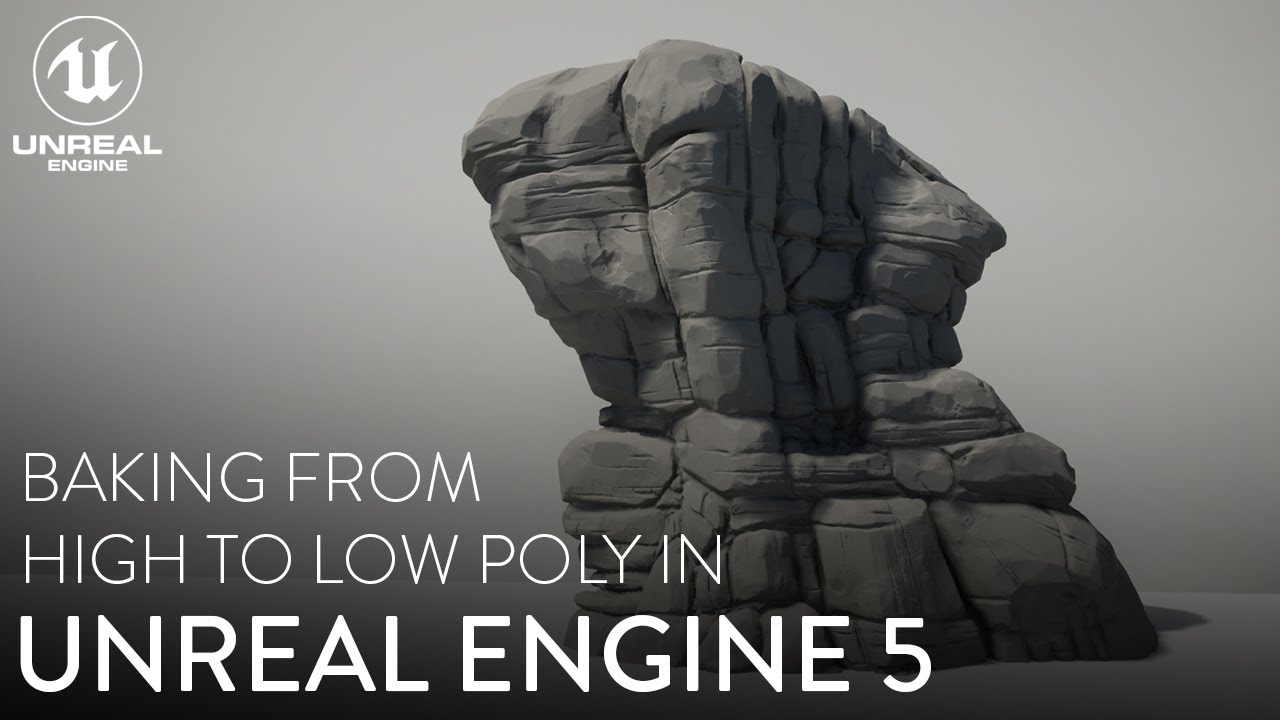 Baking From High to Low Poly in Unreal Engine 5