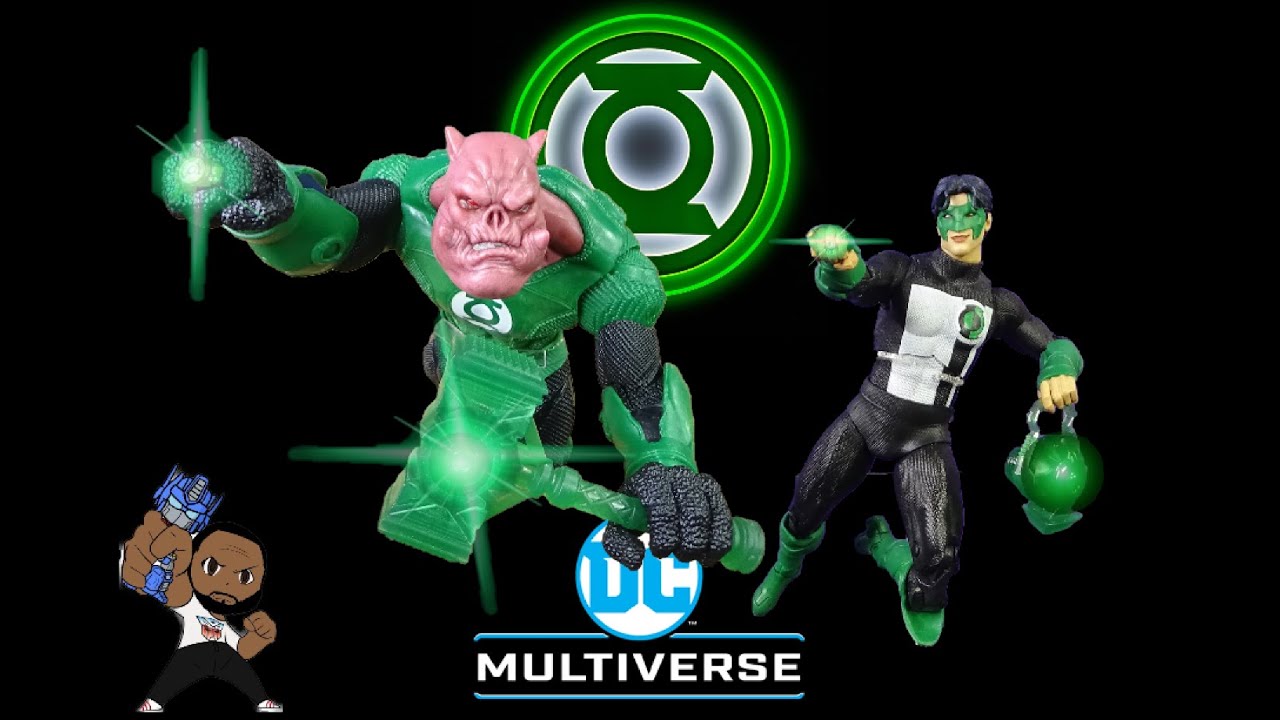 McFarlane DC Muiltiverse Green Lantern Kilowog and Kyle Rayner toy review