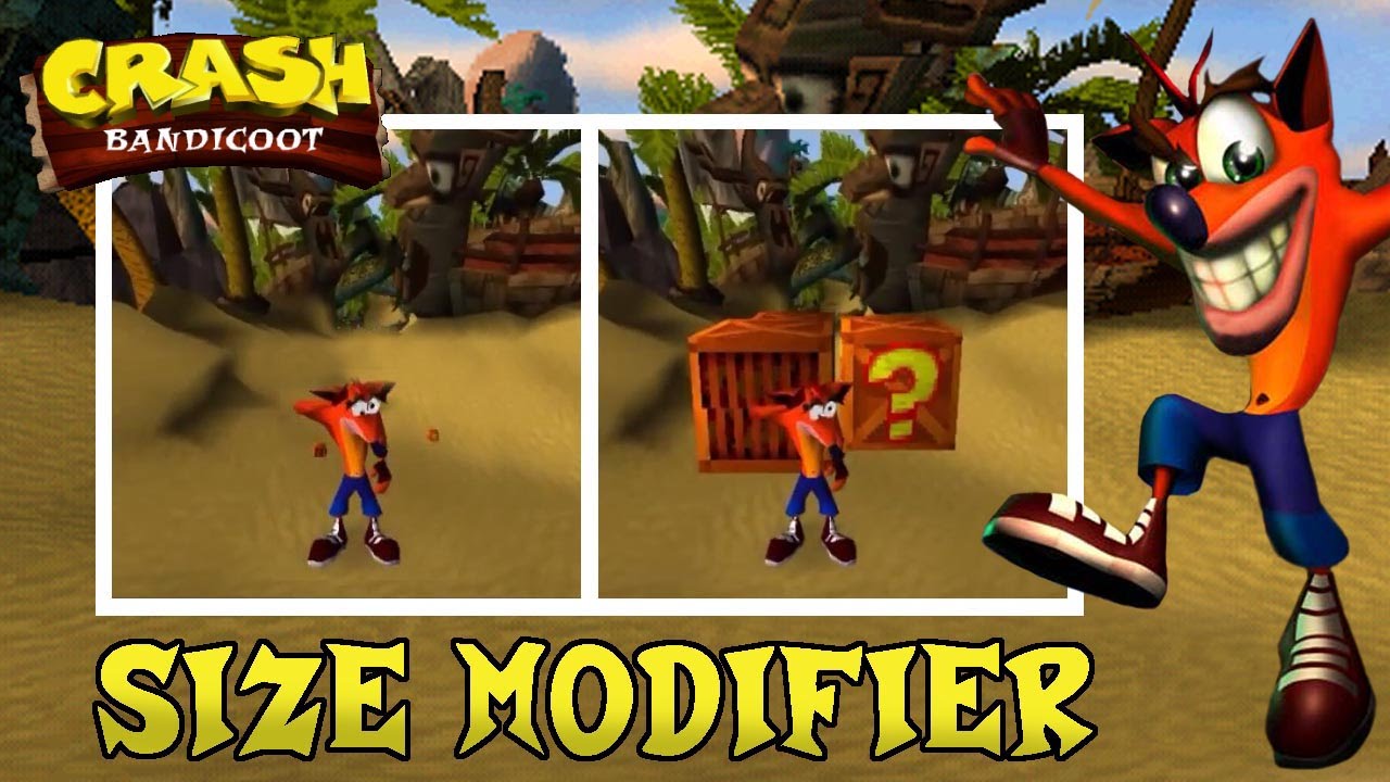 Crash Bandicoot - Size Modifier Gameshark