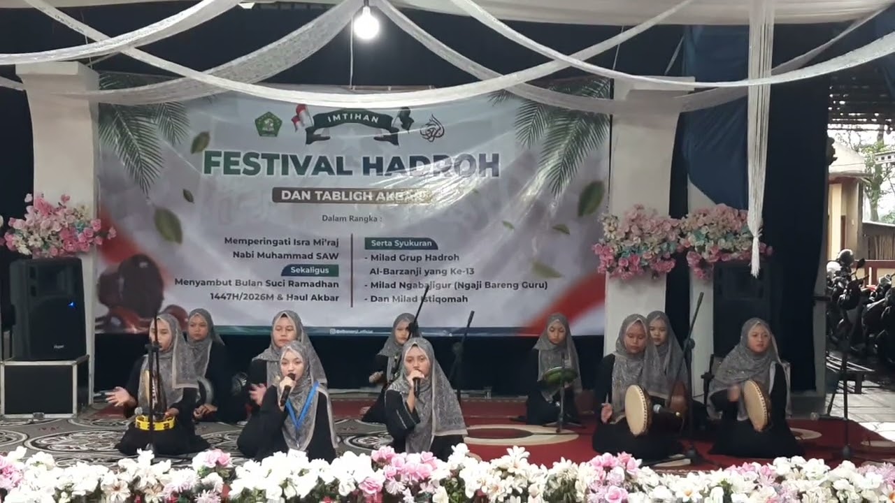 FESTIVAL HADROH NO URUT 16 GRUP HADRO MIFTAHUL HUDA