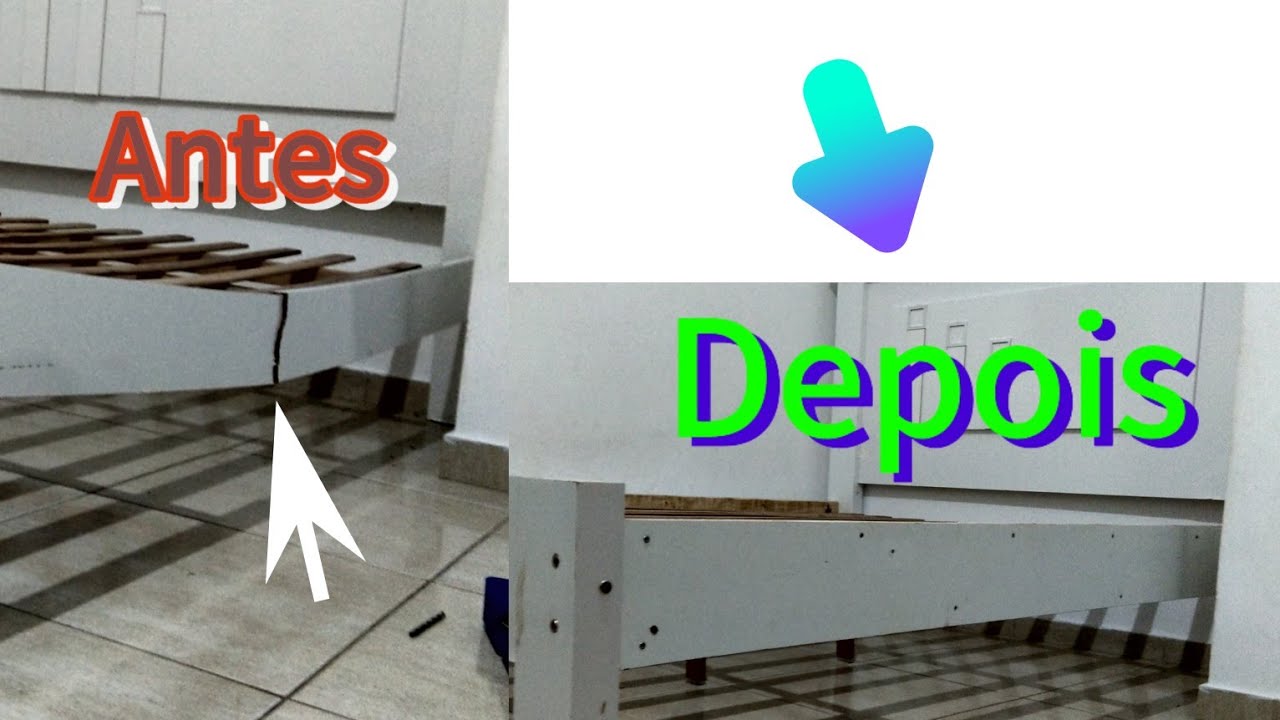 cama de MDF lateral F