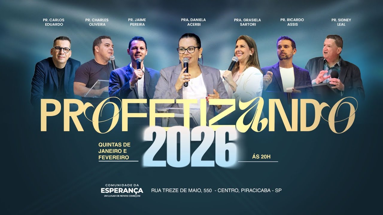 PROFETIZANDO 2026 | 19/02/26 - Quinta 20h
