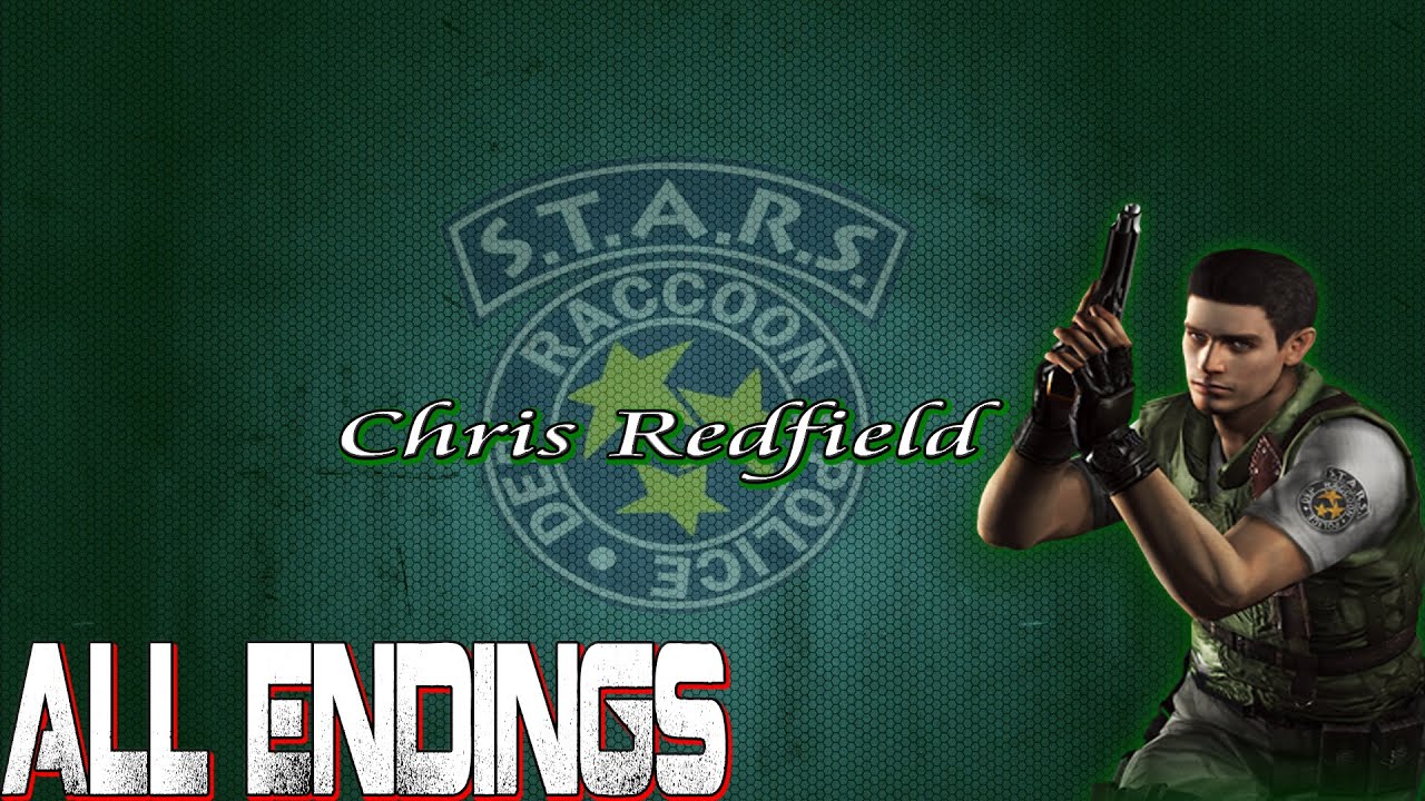 Resident Evil HD Remaster - Chris Redfield All Endings