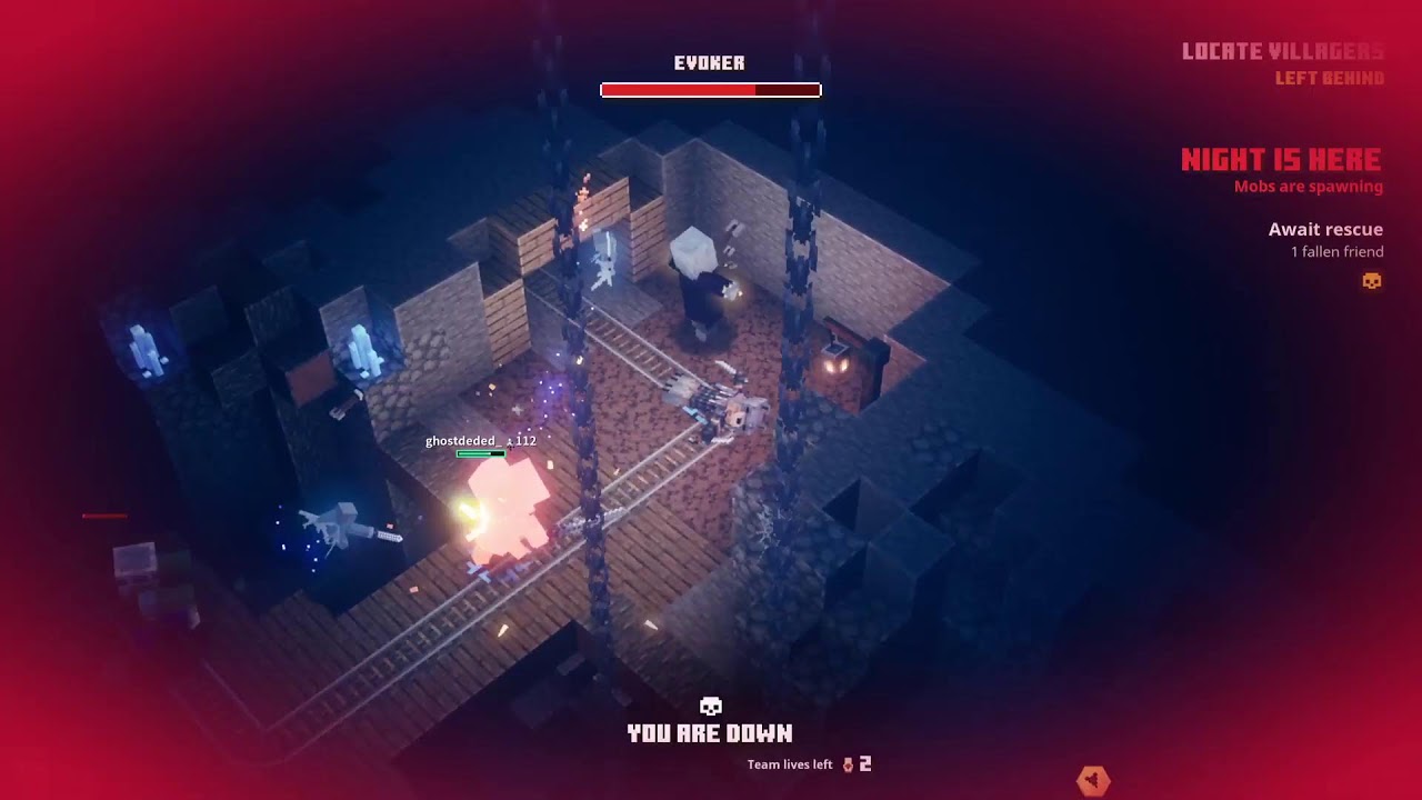 Mitch plays Minecraft dungeons