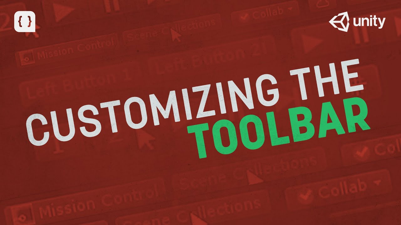 How To Extend Unity's Toolbar
