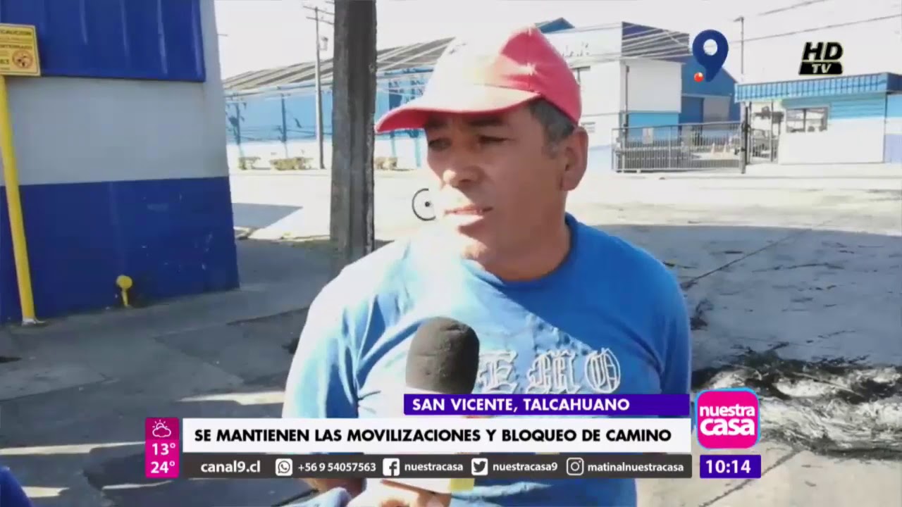 PESCADORES ARTESANALES BLOQUEAN INGRESO A PUERTO SAN VICENTE
