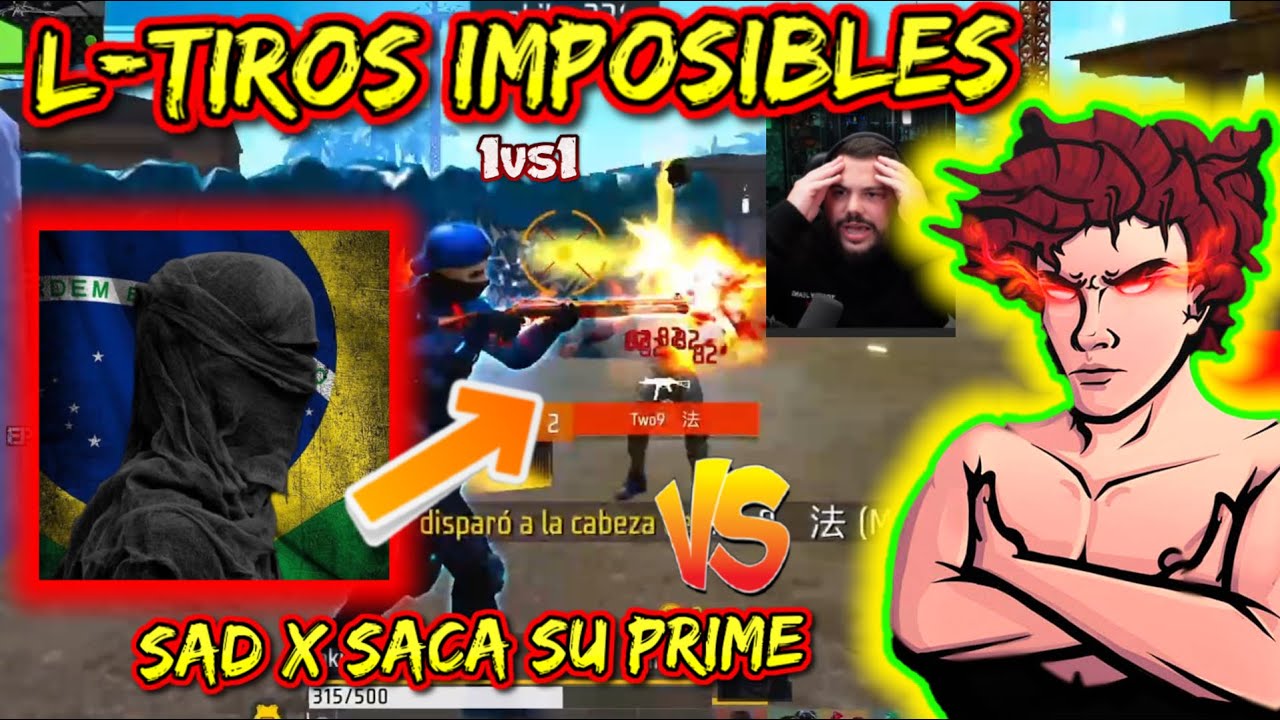 SAD X vs L-GANG Br 👺🔱SAD X TIROS IMPOSIBLES 😱ZELIKA NO PUEDE CREER TANTO NIVEL DE BRASIL🤯