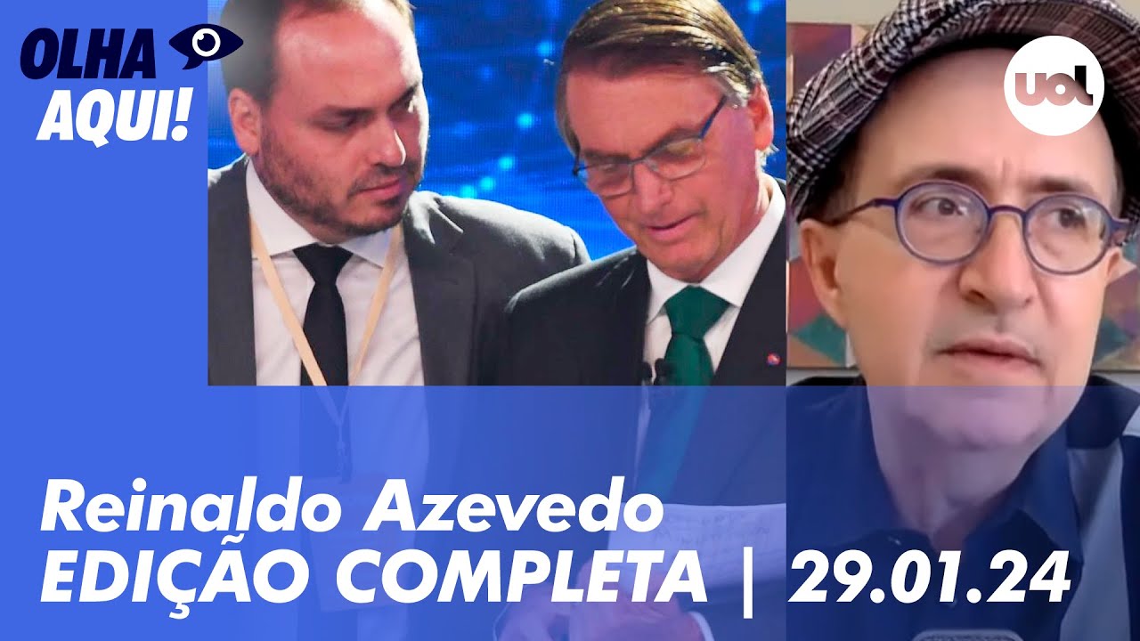 🔴 Carlos Bolsonaro tem celular apreendido pela PF; + últimas notícias com Reinaldo Azevedo ao vivo