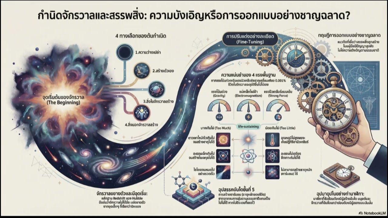 กำเนิดจักรวาล : บังเอิญหรือออกแบบ