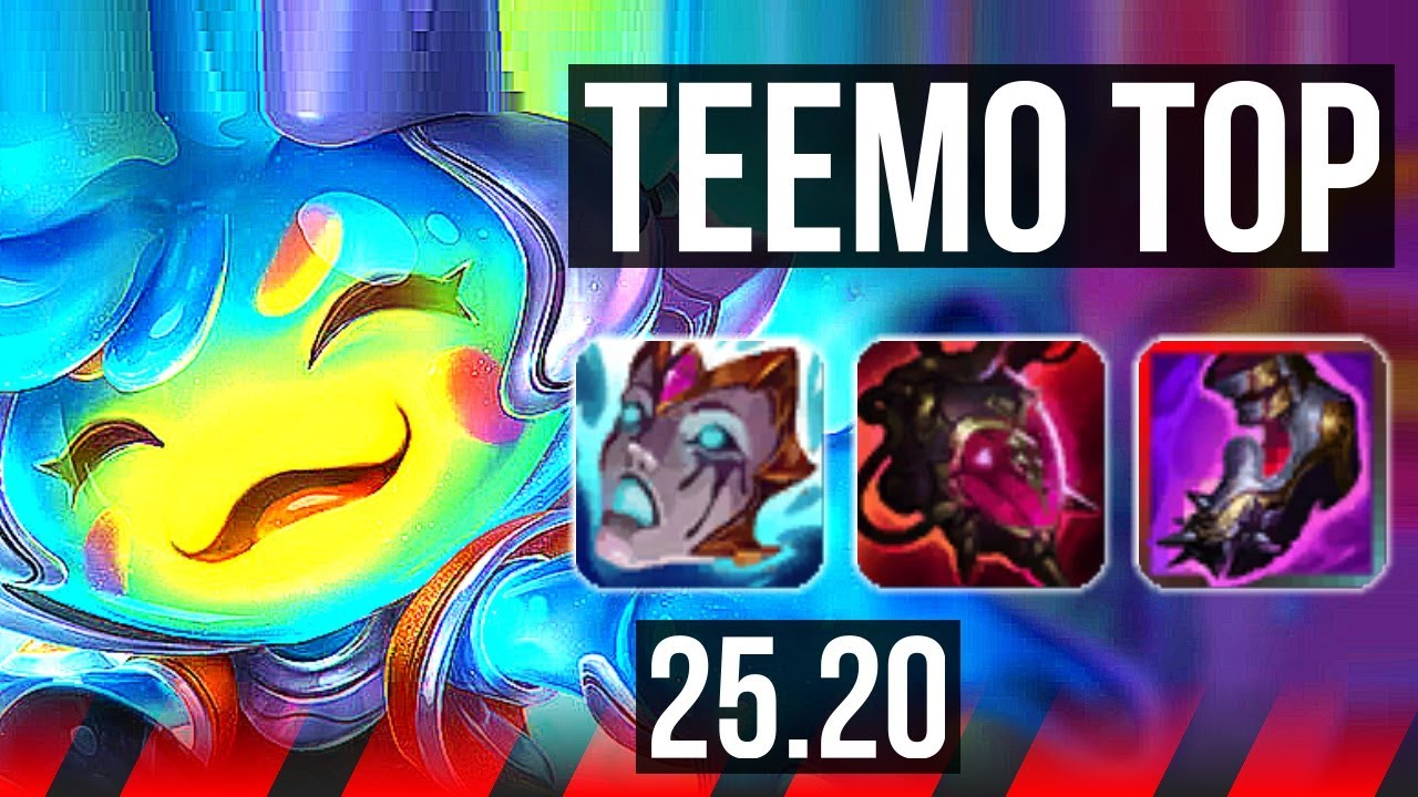 TEEMO vs MALPHITE (TOP) | 56k DMG, 6 solo kills, Godlike | EUW Master | 25.20