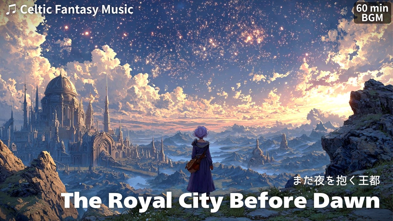 【ケルト×ファンタジー音楽】まだ夜を抱く王都｜作業用・集中用BGM (60分)