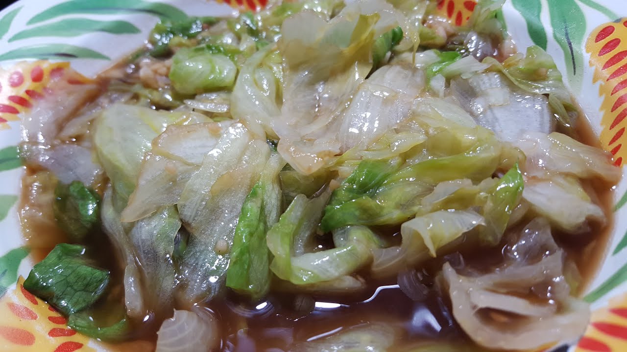 Stir Fry Lettuce With Oyster Sauce